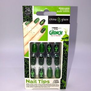 China Glaze Dr Seuss The Grinch Press on Nail Tips